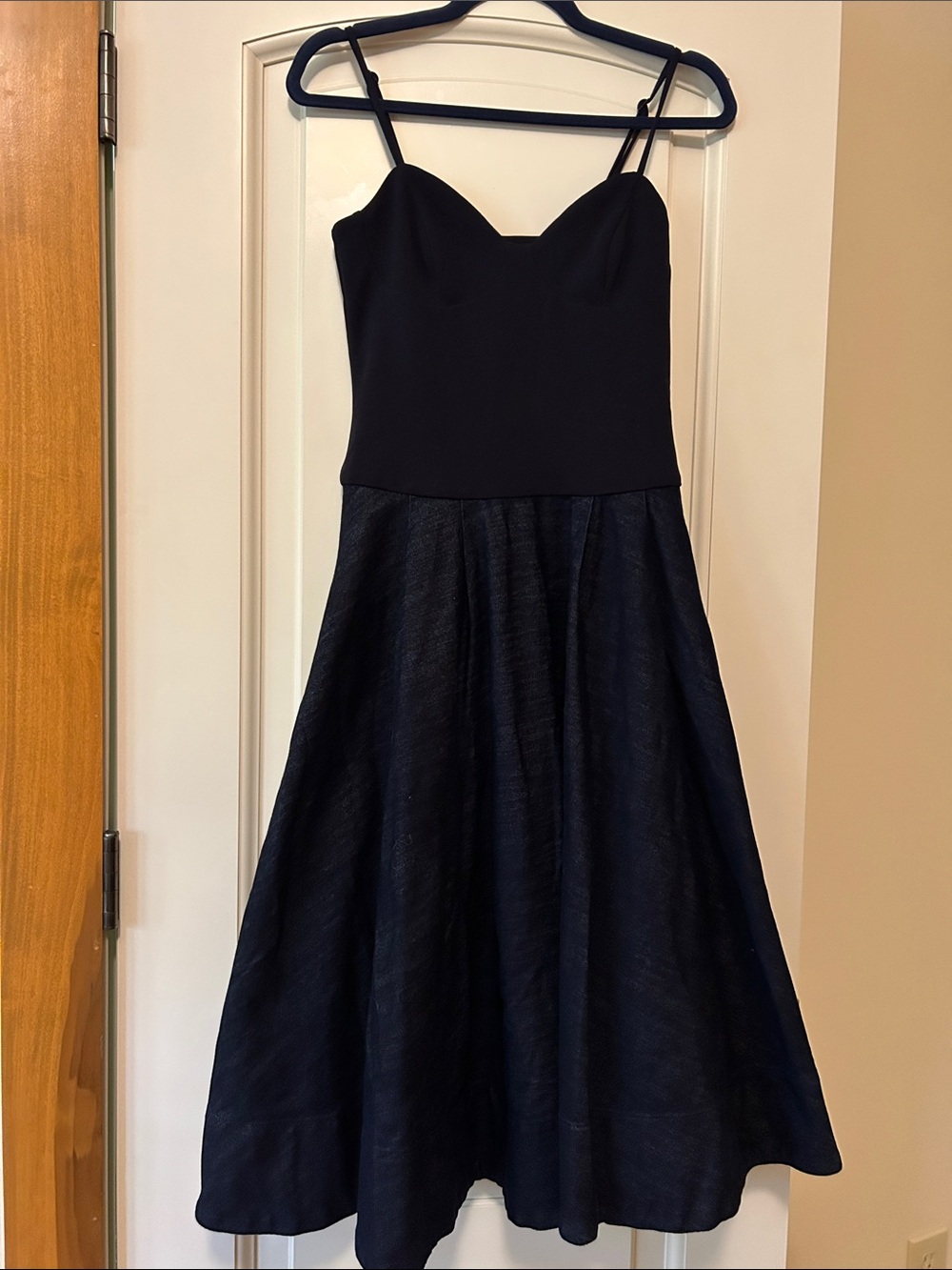 Mare mare Knit Denim Twofer Midi Dress. Substantial weight, fabric and quality